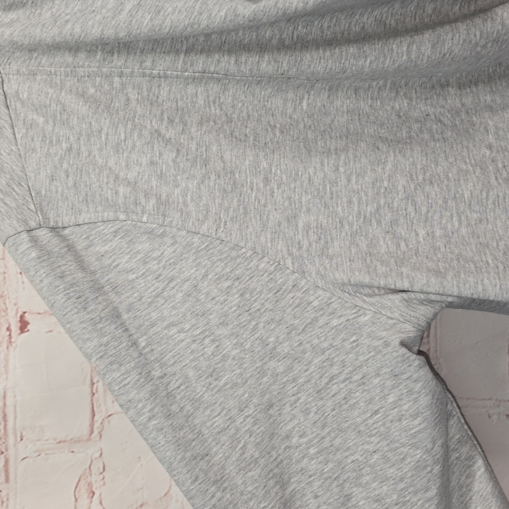 Lane Bryant Scoop Neck Heather Gray Sweatshirt Side Pockets Womens Size 22/24W - Picture 4 of 13